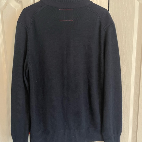 Navy Blue designer Cardigan, size XL. - Picture 5 of 7